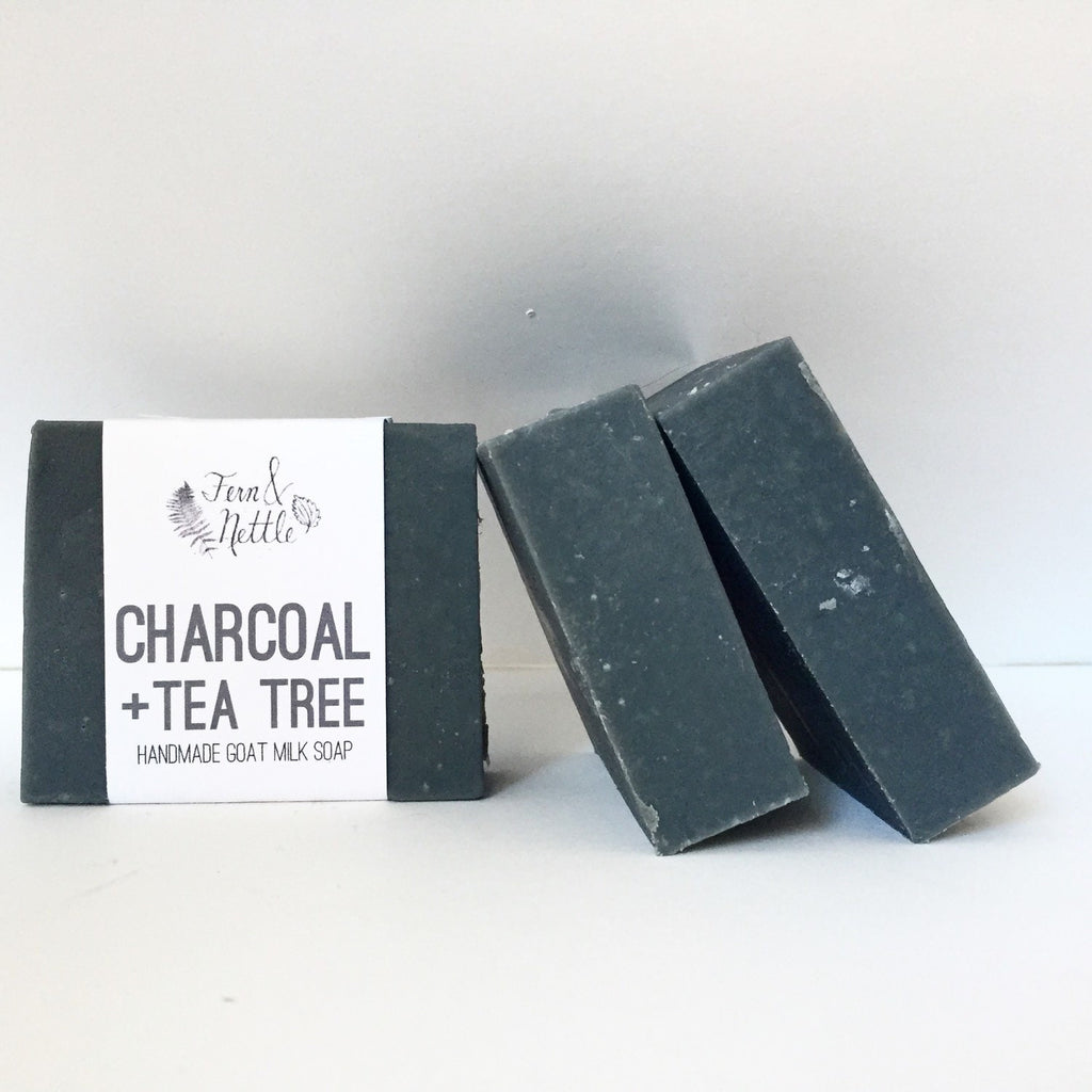 Charcoal + Tea Tree Goat Milk Soap