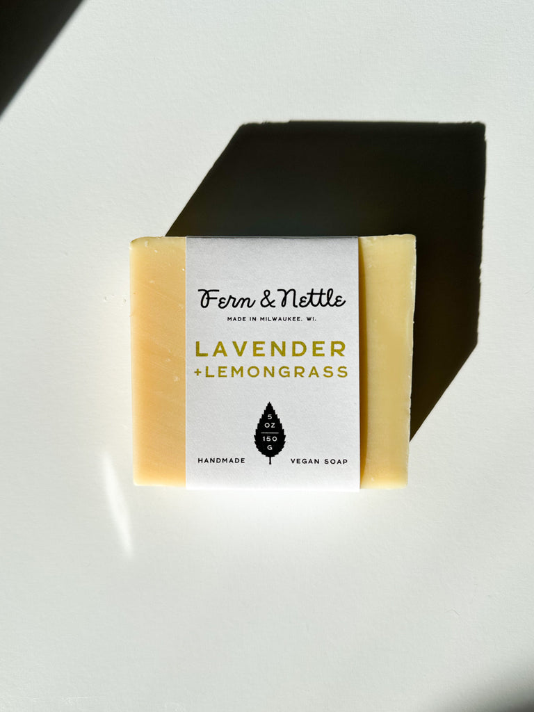 Lavender + Lemongrass Handmade Vegan Soap