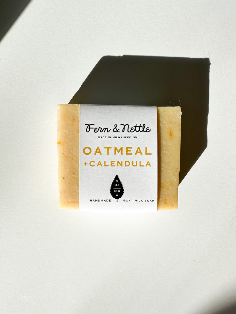 Oatmeal + Calendula Goat Milk Soap