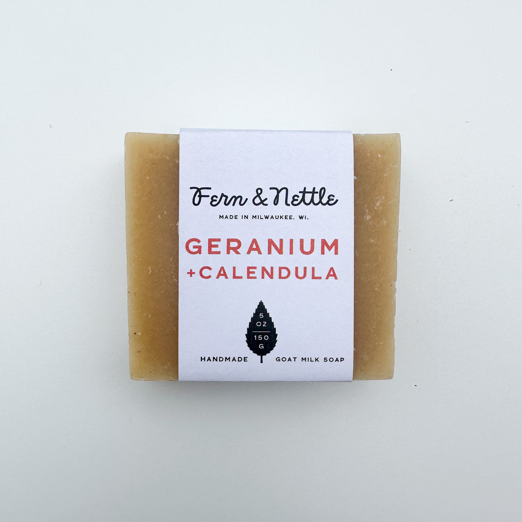 Geranium + Calendula Goat Milk Soap