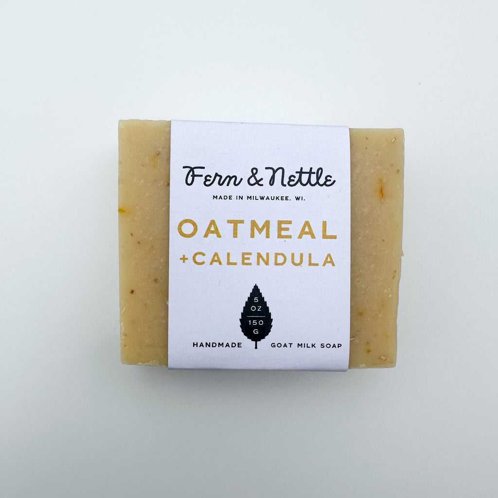 Oatmeal + Calendula Goat Milk Soap