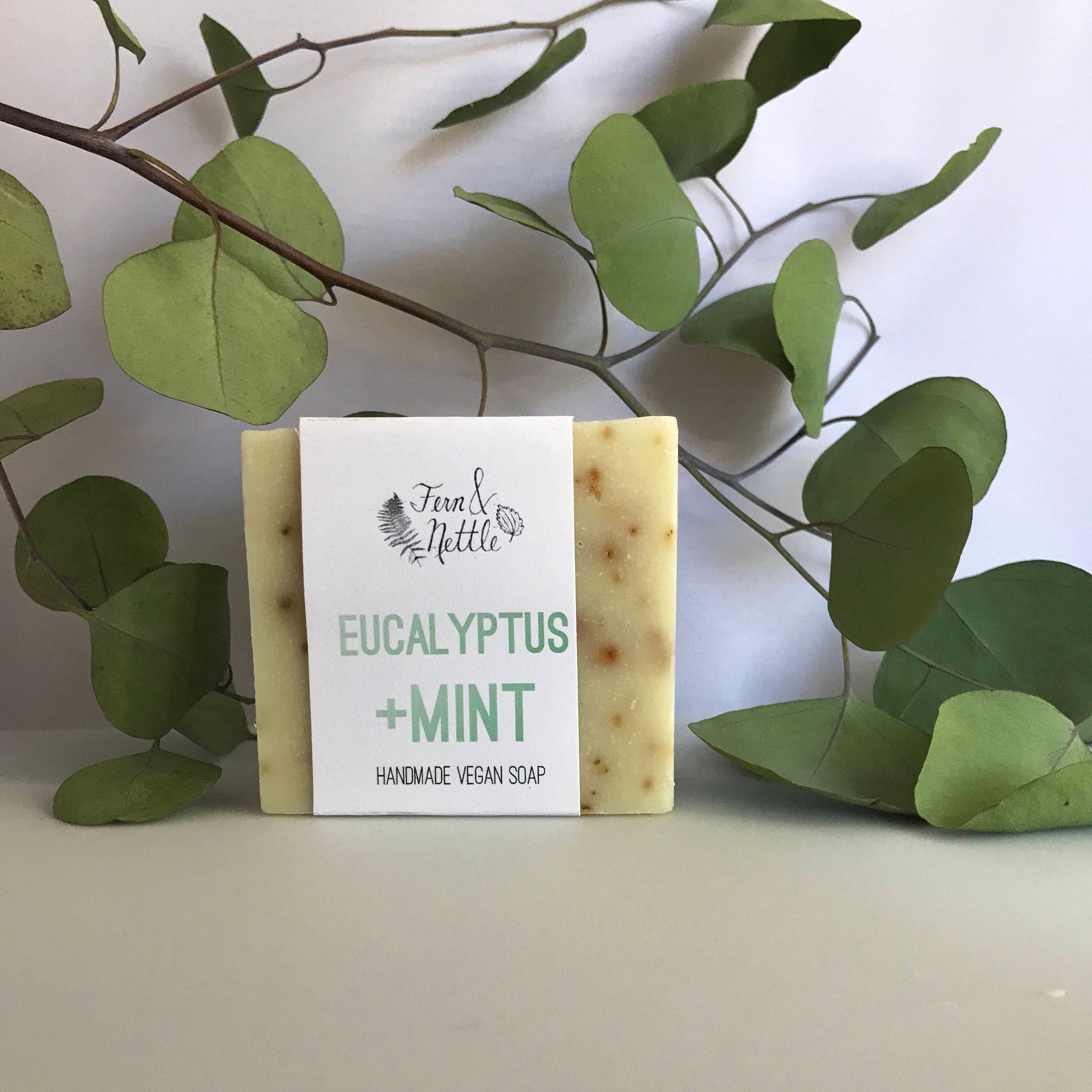 Clovelly Soap Co Naturseife – Eukalyptus, Zitrone & Minze, Handgefertigt, Vegan, 100 G