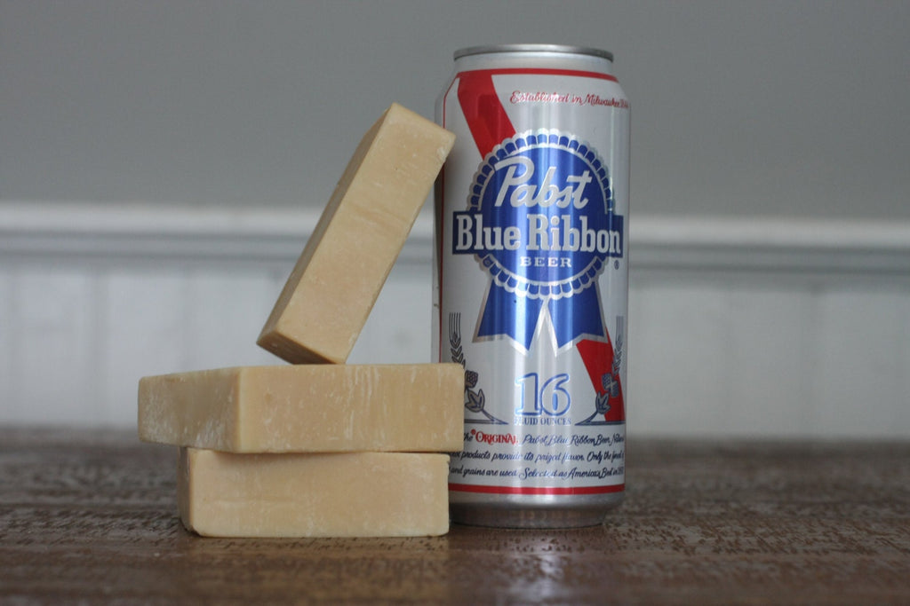 Pabst Blue Ribbon Beer Soap