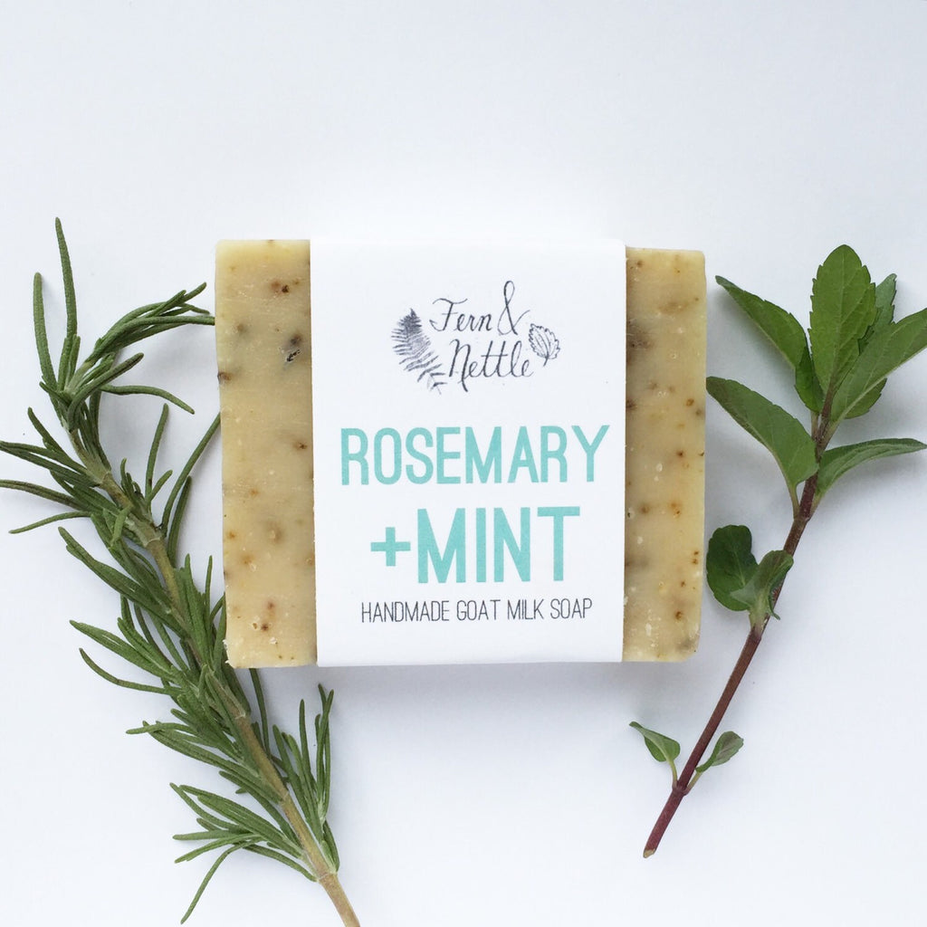 Rosemary + Mint Goat Milk Soap