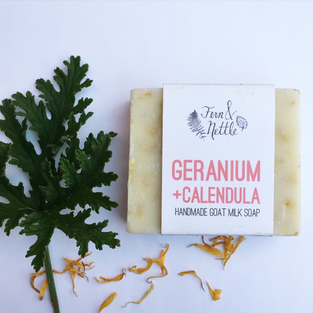 Geranium + Calendula Goat Milk Soap