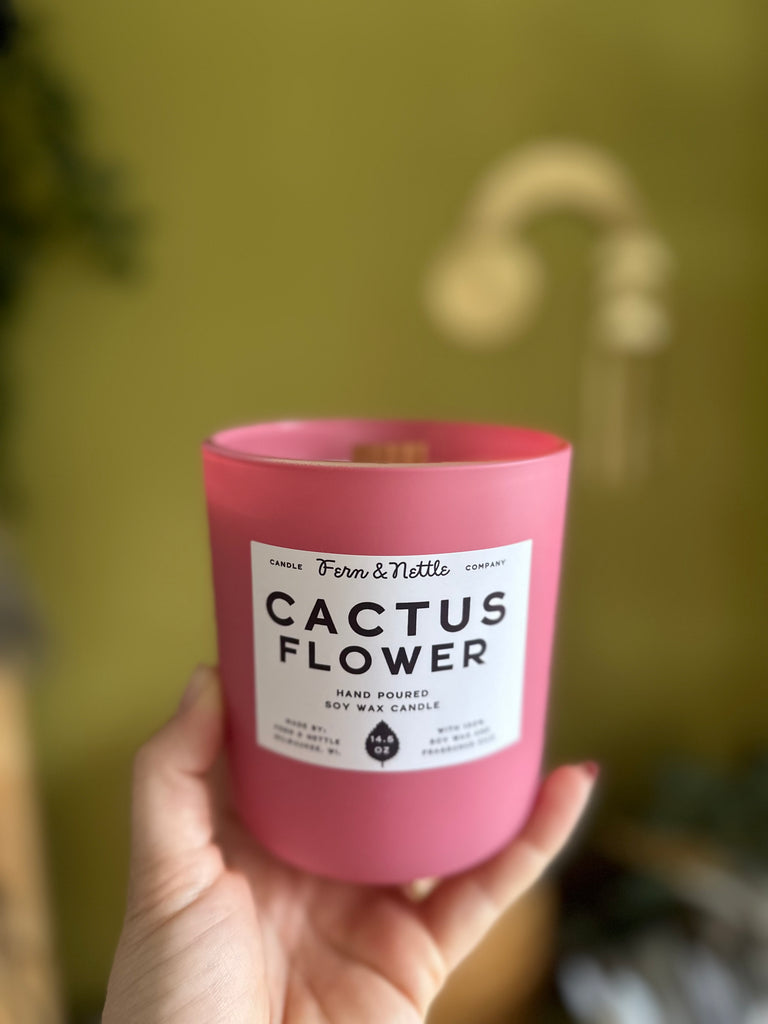 Cactus Flower Soy Wax Candle