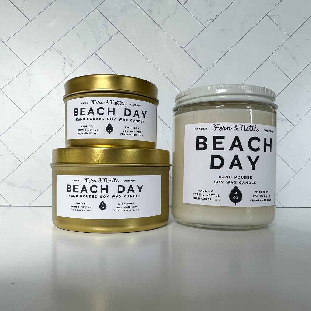 Beach Day Soy Wax Candle