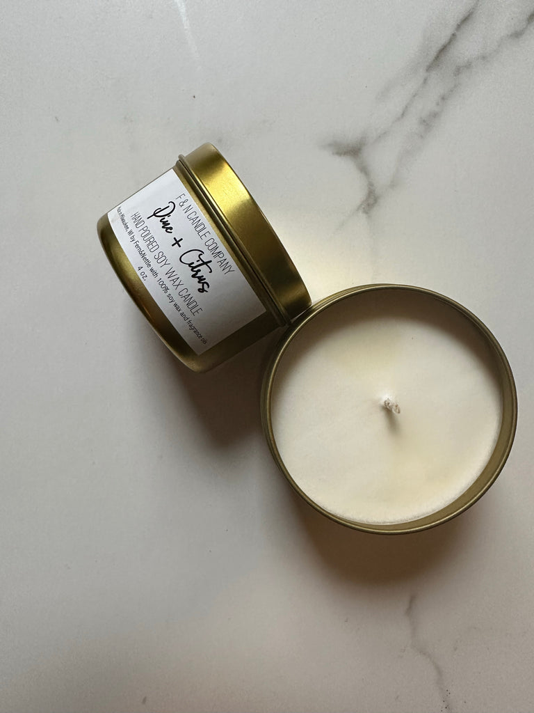 Pine + Citrus Soy Wax Candle